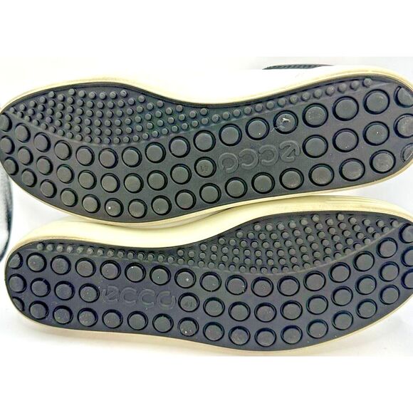 ECCO Women  Sneakers Yak Leather Walking Comfort Sneakers Shoes 10-10.5 EU41 - Picture 7 of 7